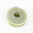 15° PLASTIC COLLATED DECKING COIL NAILS - DOME HEAD