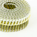 15° PLASTIC COLLATED DECKING COIL NAILS - DOME HEAD