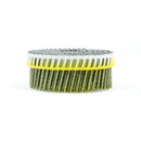 15° PLASTIC COLLATED DECKING COIL NAILS - DOME HEAD