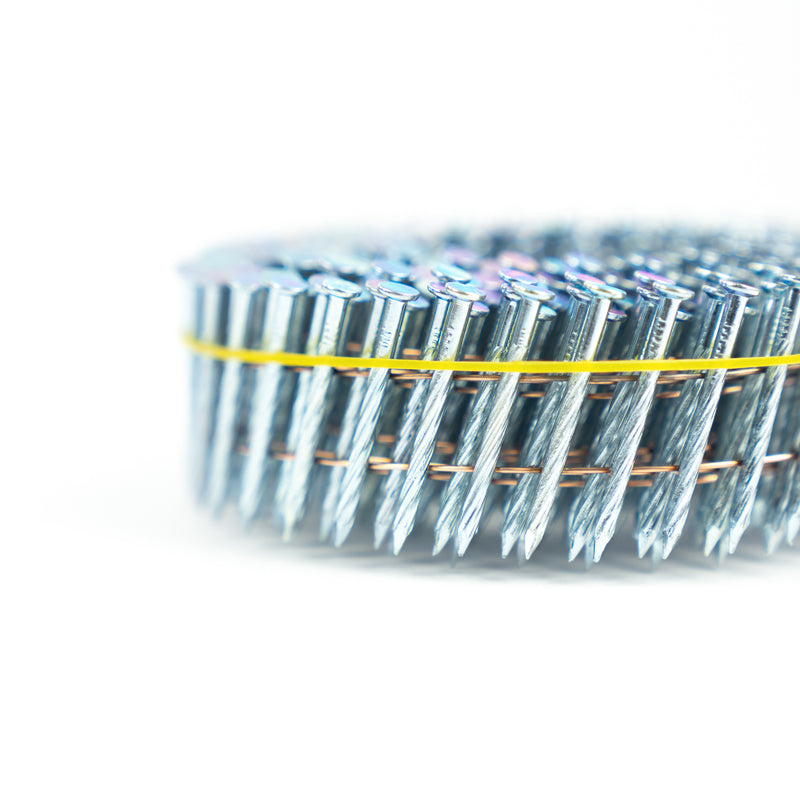 15° WIRE COLLATED HARDENED COIL NAILS - SCREW SHANK