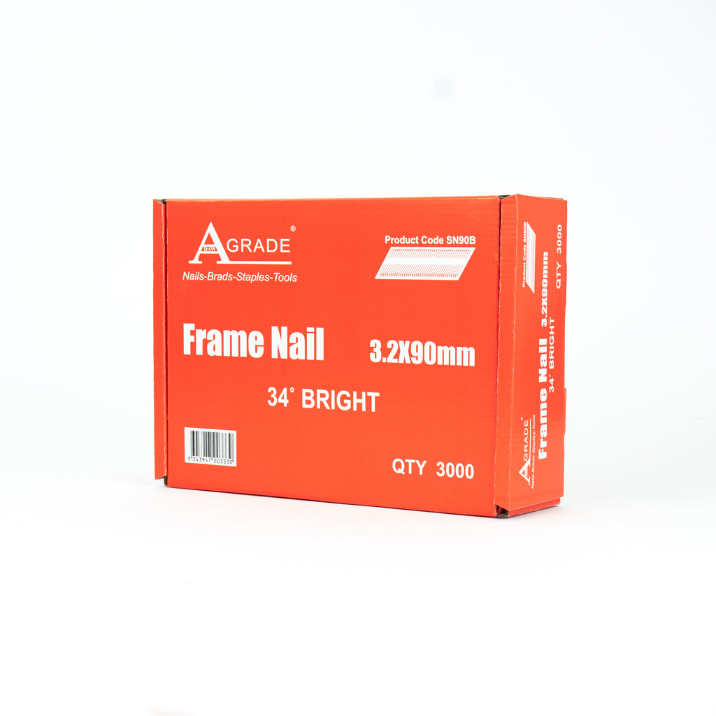 [75mm x 3.1] 34° FRAMING NAILS for FENCING – AGrade Fasteners | Nails ...